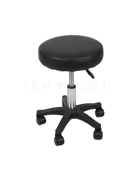 Black Wheelie Stool 